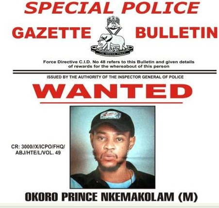 INTERPOL Join Hunt for Okoro Prince Nkemakolam